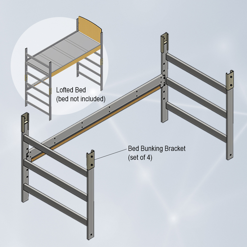 Metro Campus Beds: Lofting Kit
