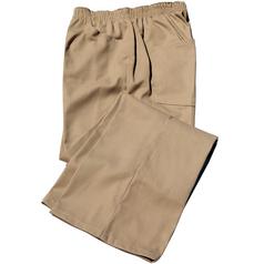 Slip On Khaki Trousers - Men