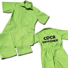 Jumpsuit Short Sleeve, no pockets, with Snaps - CDCR