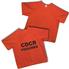 Men’s and Women’s Orange Round-Neck Slip-On Shirt