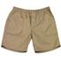 Elastic Waist  Khaki Walking Short (Snaps and Zipper) - Men