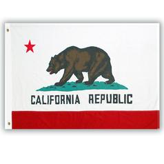 California Bear Flag - Nylon 3' x 4.5'