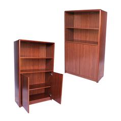 Premier Bookcase with Half Doors - 36''L x 16''W x 59''H
