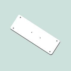 Highway Guide Plate - 3-1/2W x 12H