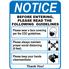 Notice: Before Entering