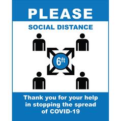 Social Distancing Banner