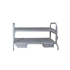 Security Dorm Bed: Freestanding - w/ and w/o Drawers
