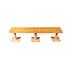 Bench: Floor Mount - Slatted Top - 6'