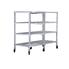 Pot and Pan Rack: 96W x 30D with Casters
