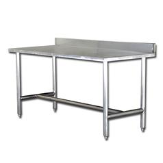 Food Service Table: w/ Backsplash - 72W x 30D