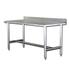 Food Service Table: w/ Backsplash - 72W x 30D