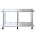 Food Service Table: w/ Casters - 96W x 30D