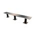 Bench: Floor Mount - Stainless Steel Top - 8'