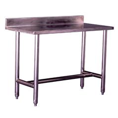 Food Service Table: w/ Backsplash - 72W x 24D